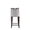 Manhattan Comfort Emperor Faux Leather Barstool in Light Grey BS008-LG - alternate 6